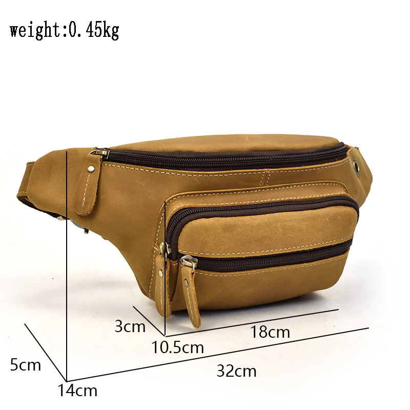 Classic Leather Waist Bag