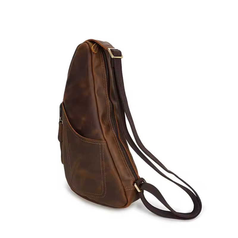 Leather Sling Backpack