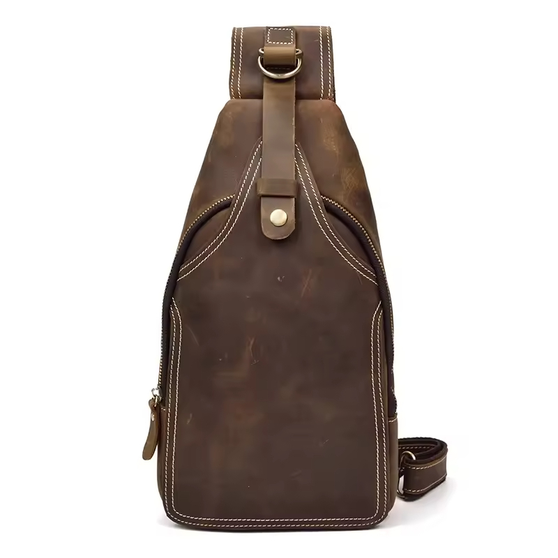 Vintage Leather Sling Bag