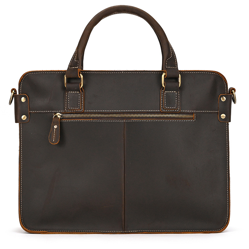 Leather Laptop Briefcase