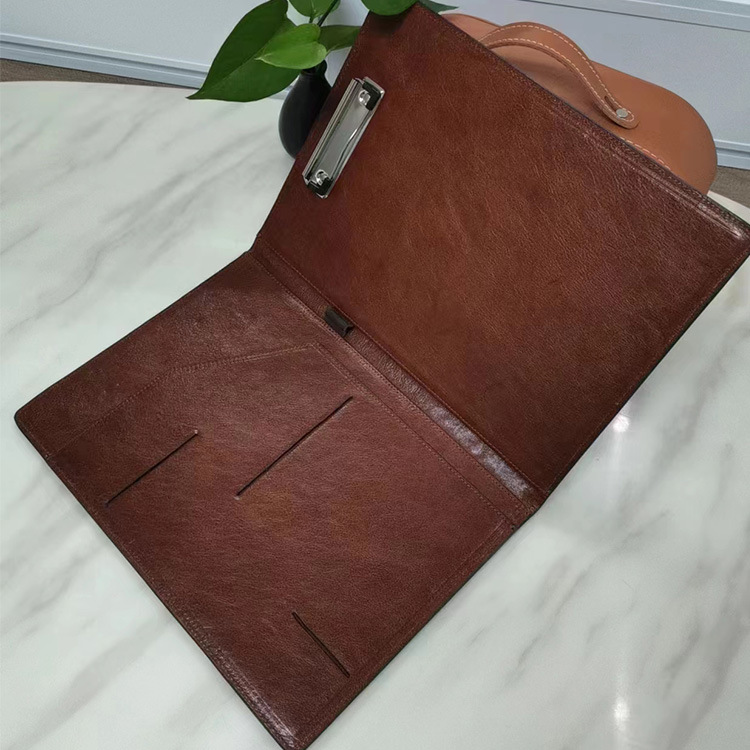 Brown Leather Document Folder
