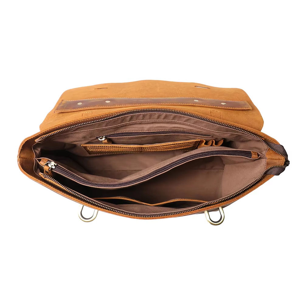 Leather Messenger Bag