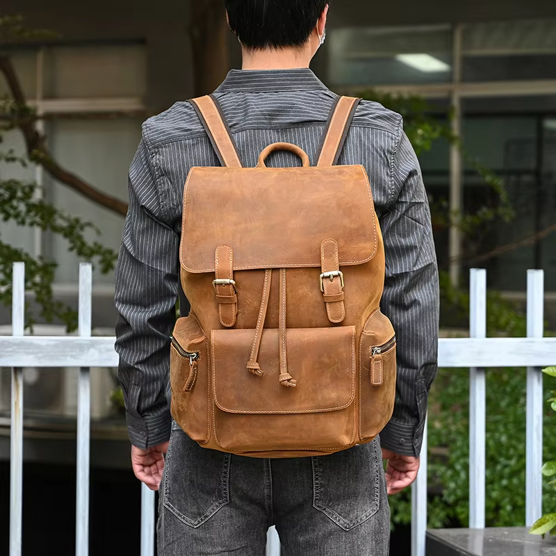 Vintage Leather Backpack