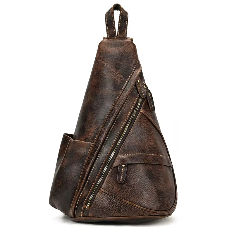 Vintage Leather Sling Bag