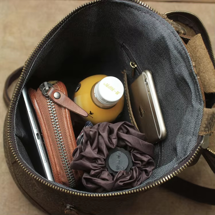 Vintage Leather Backpack