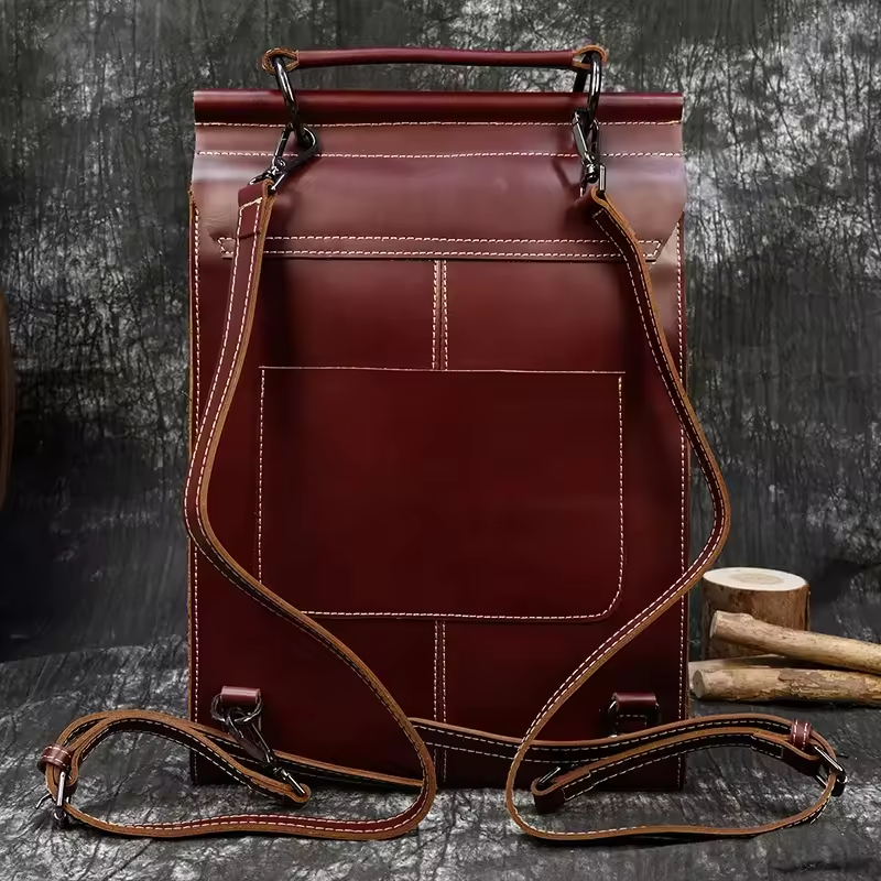 Vintage Leather Backpack