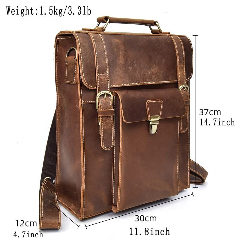 Vintage Leather Backpack