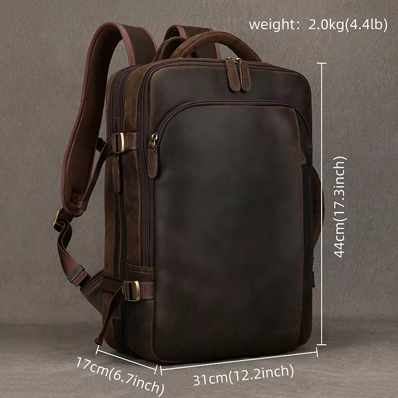 Vintage Leather Backpack