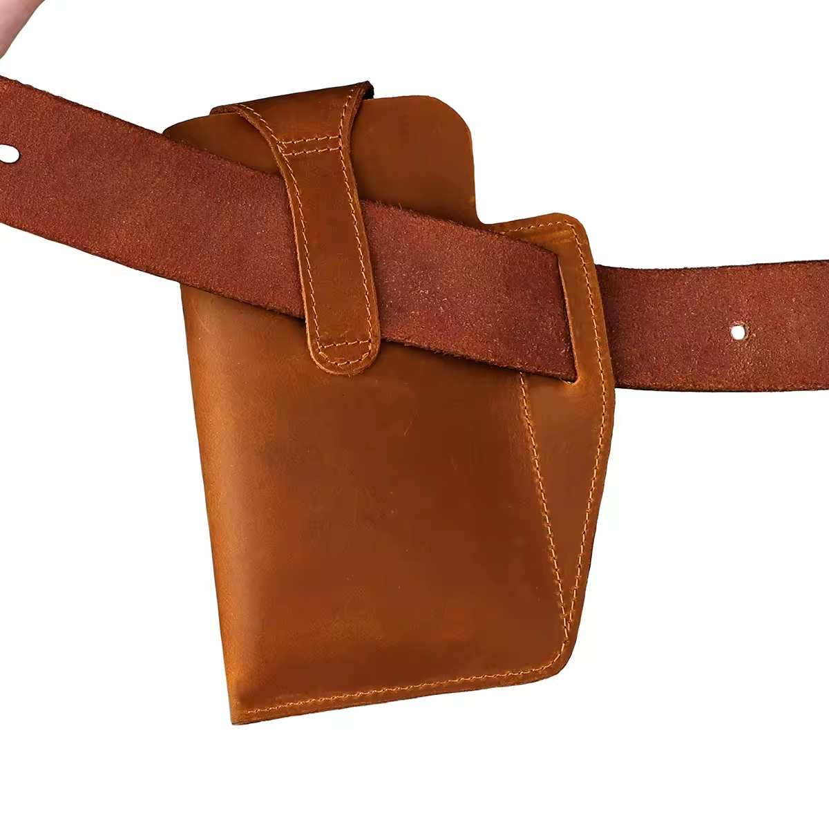 Leather utility belt pouch
