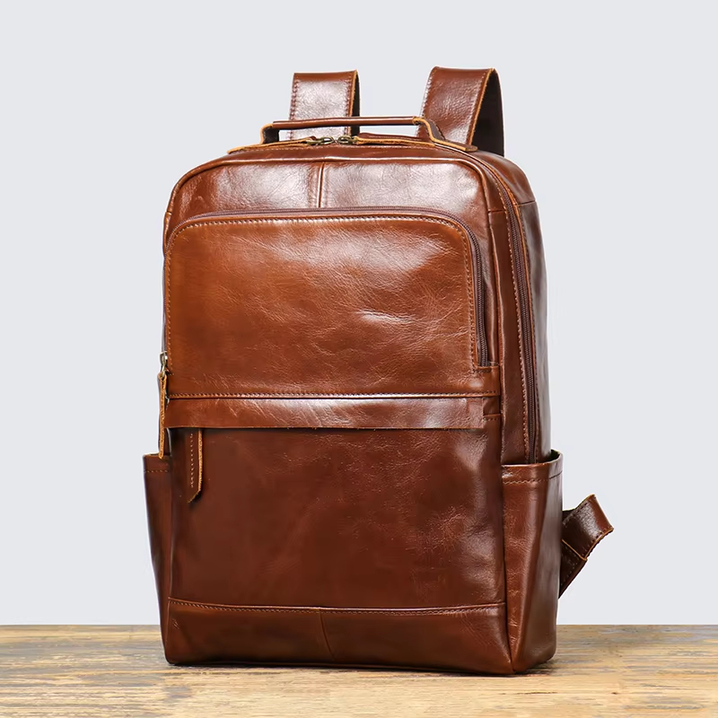 Classic Leather Backpack