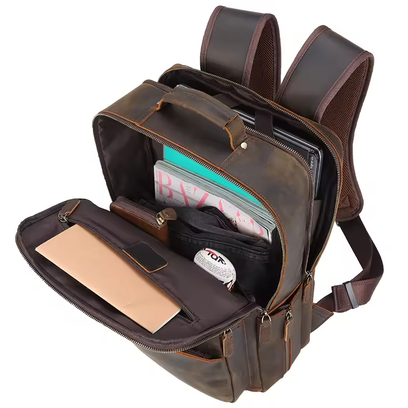 Vintage Leather Backpack