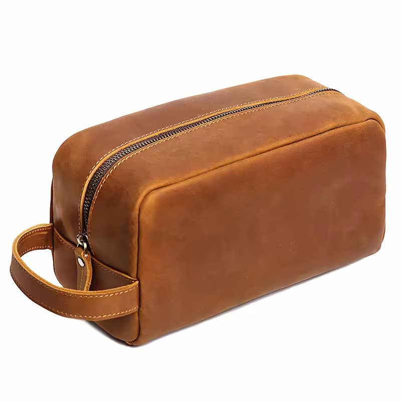 Leather Toiletry Bag
