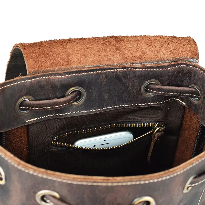 Vintage Leather Backpack