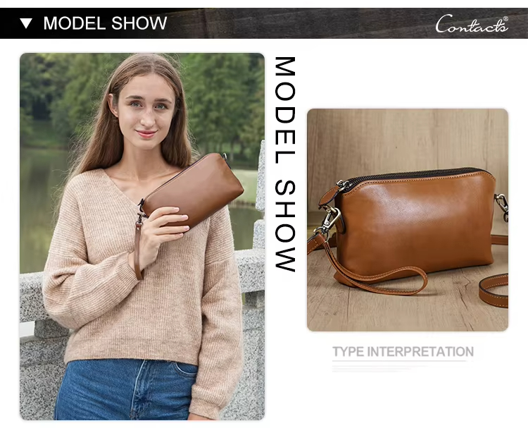 Multi-compartment Leather Wallet