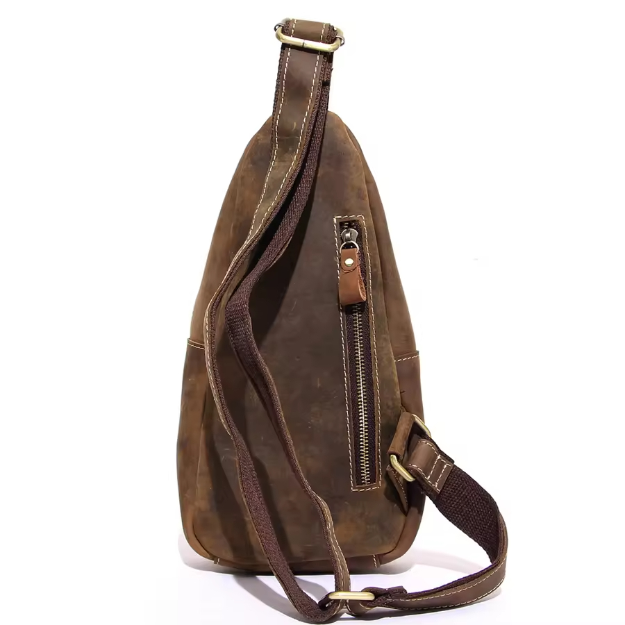 Vintage Leather Sling Bag