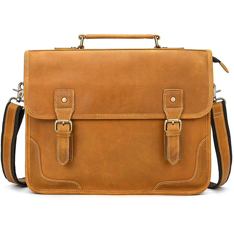 Leather Messenger Bag