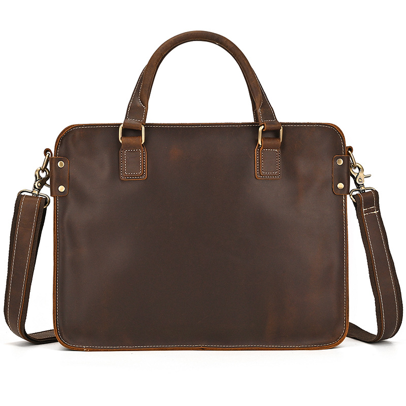 Leather Laptop Briefcase