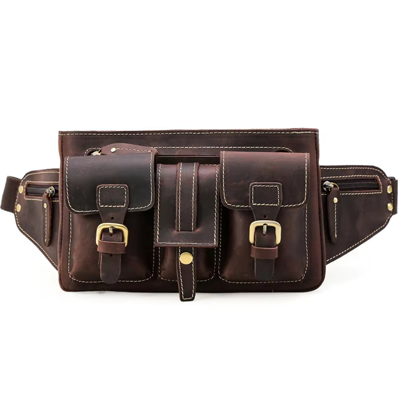 Leather Utility Belt Bag