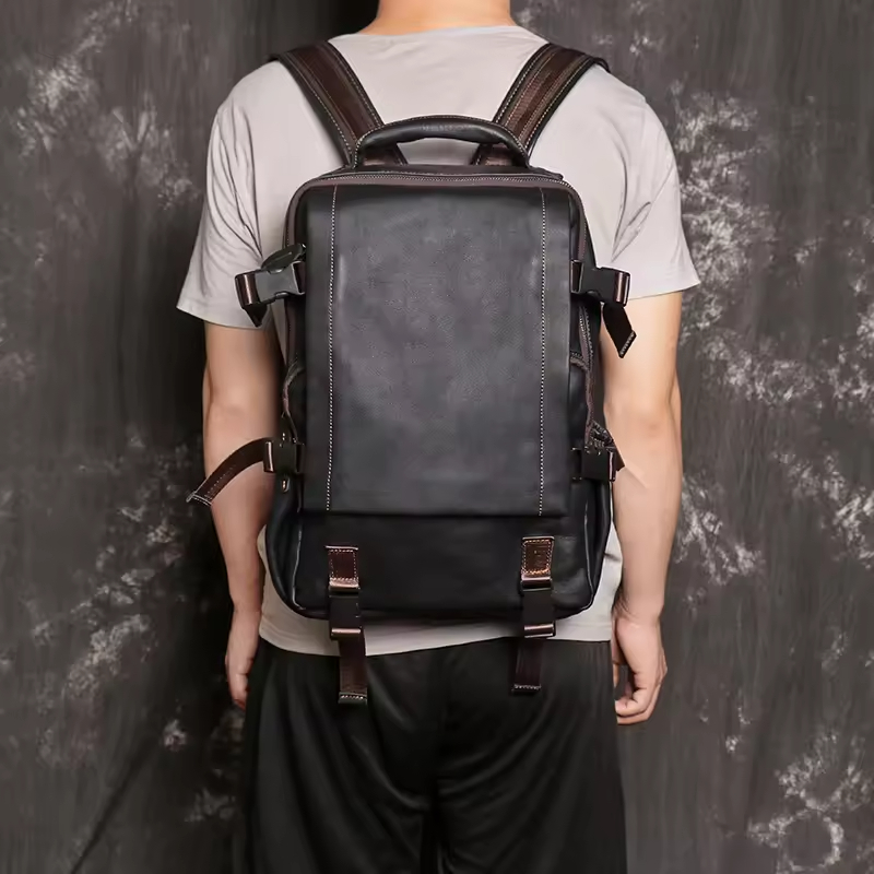 Vintage Leather Backpack