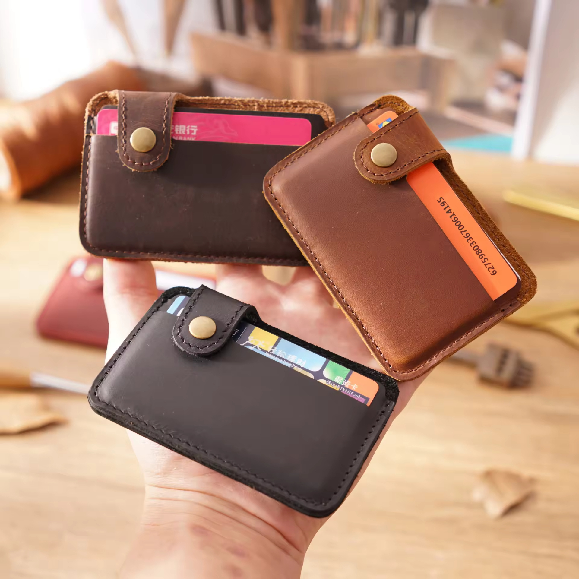 Handmade Leather Card Holder