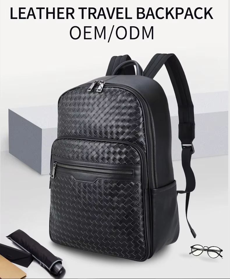 Leather Travel Backpack