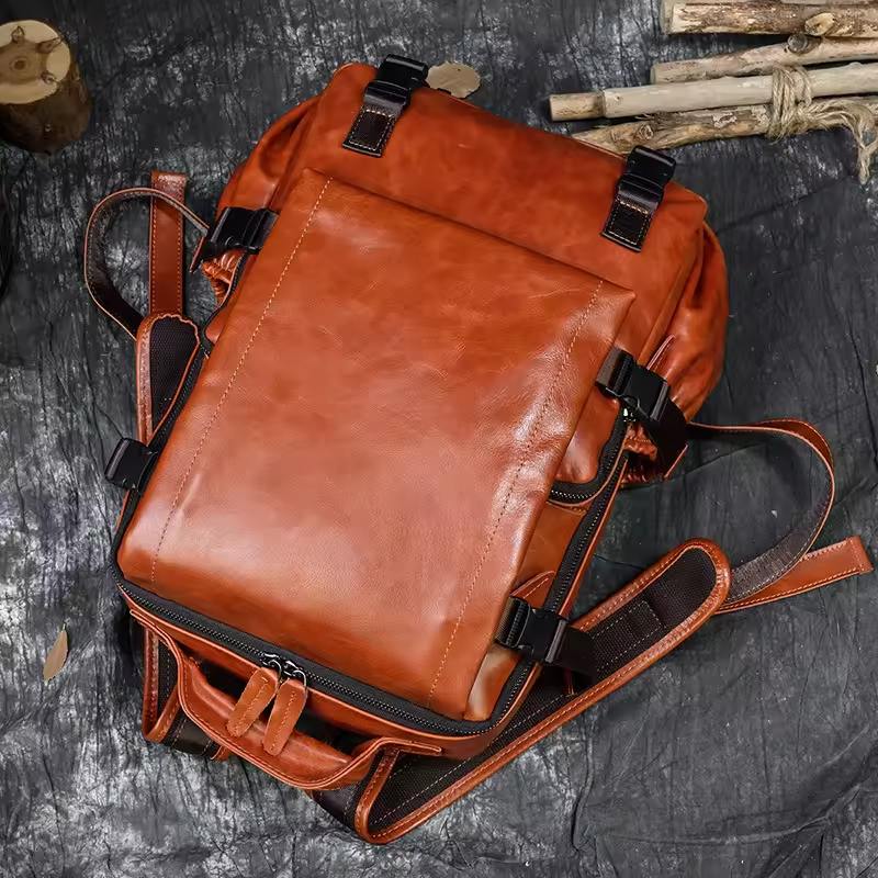 Vintage Leather Backpack