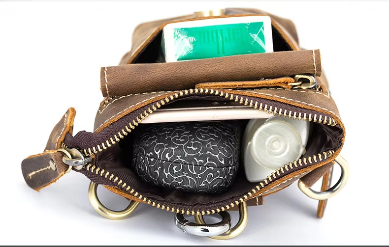 Vintage Leather Crossbody Bag