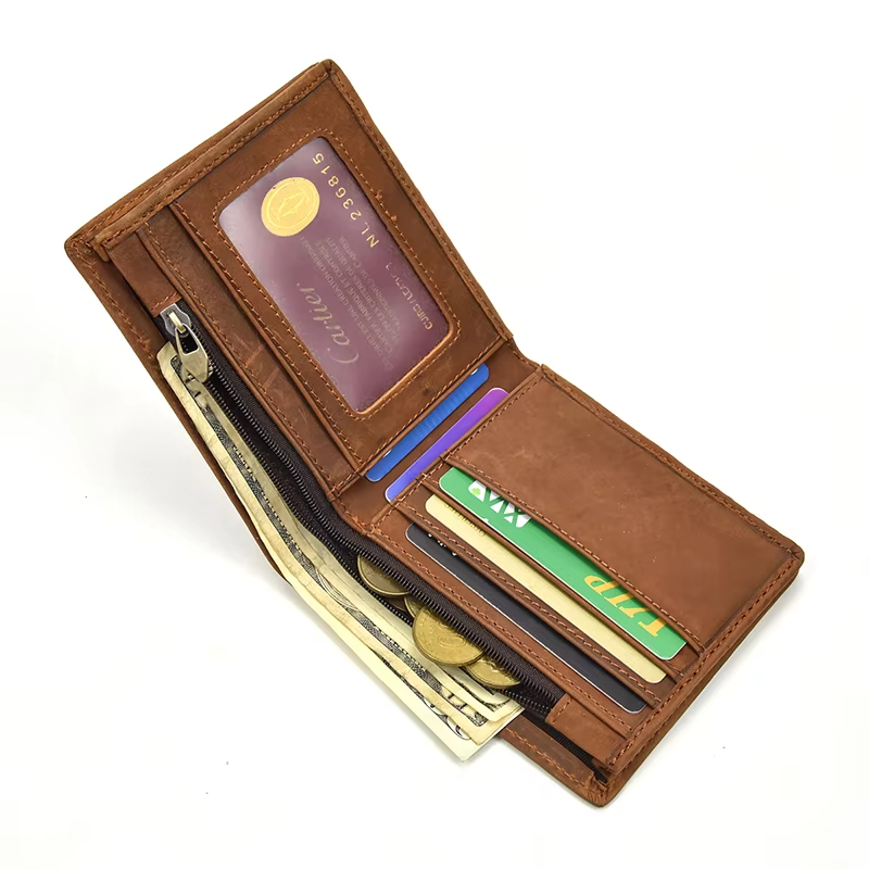 Classic Brown Leather Wallet