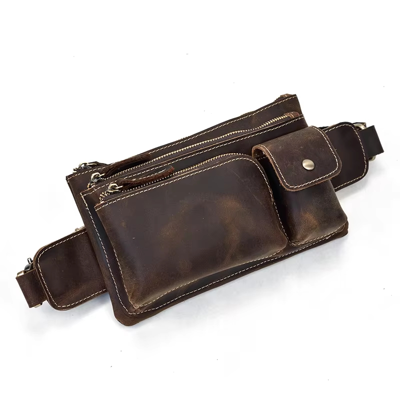 Vintage Leather Waist Bag