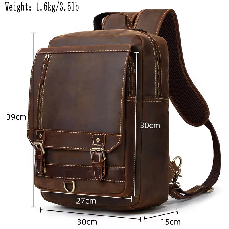 Vintage Leather Backpack