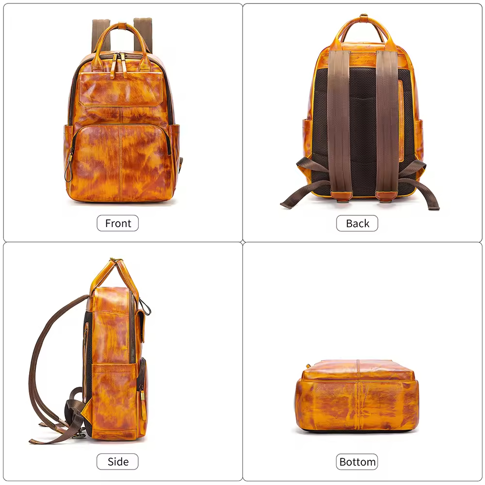 Vintage Leather Backpack