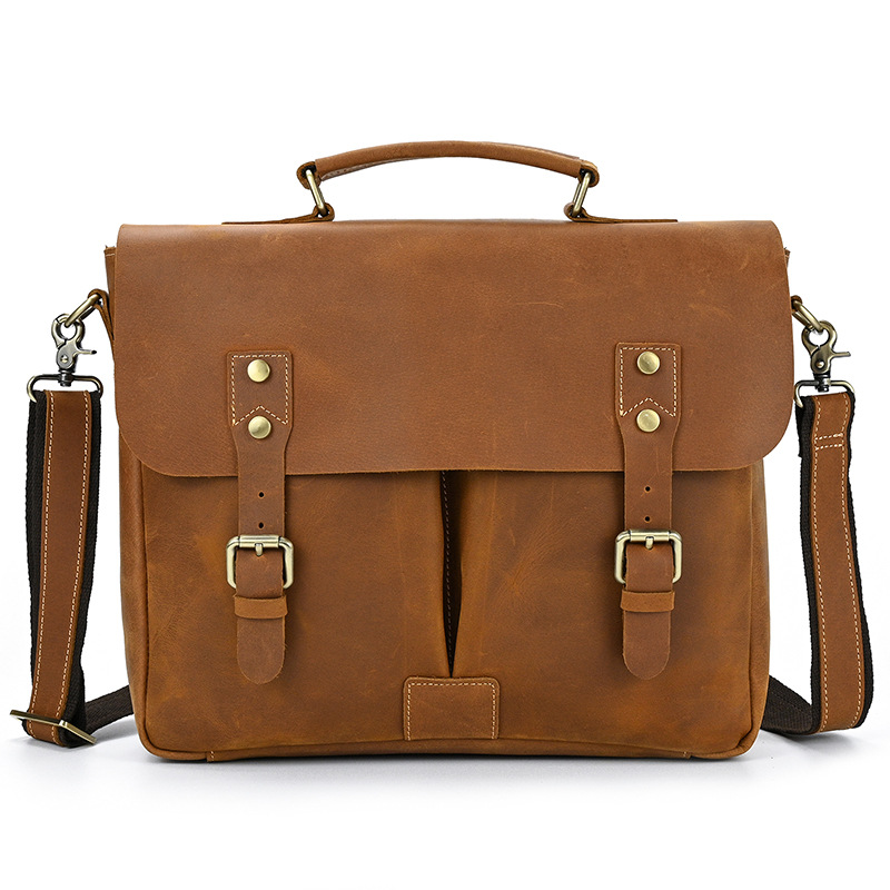 Premium Leather Messenger Bag