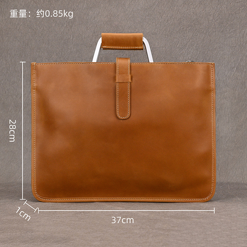 Leather Messenger Bag