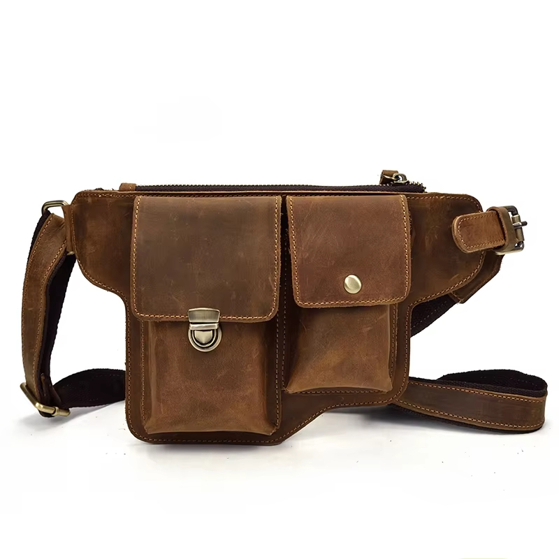Genuine Leather Waist Bag