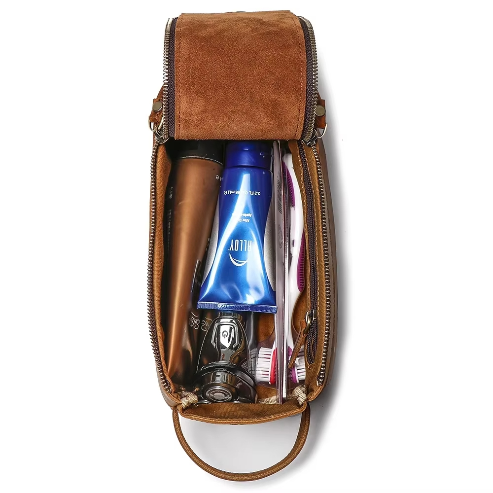 Leather Toiletry Bag