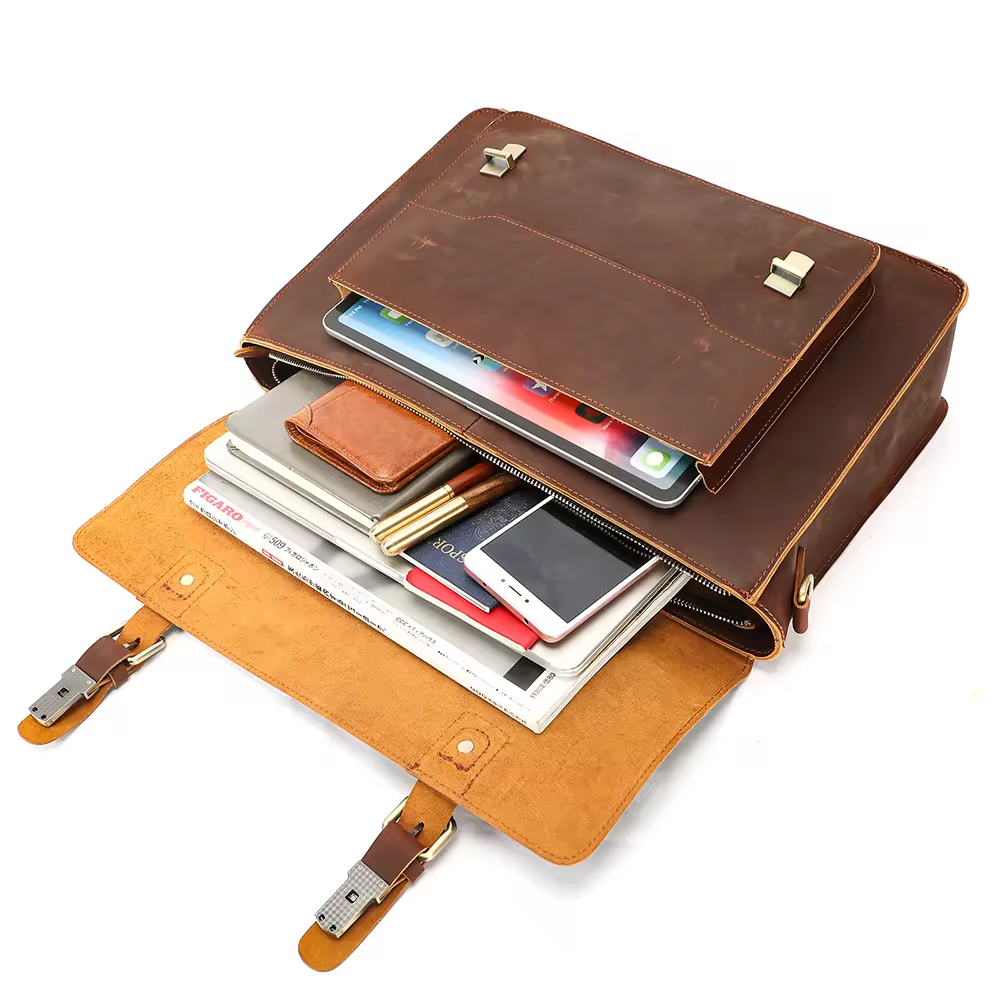 Vintage Leather Briefcase