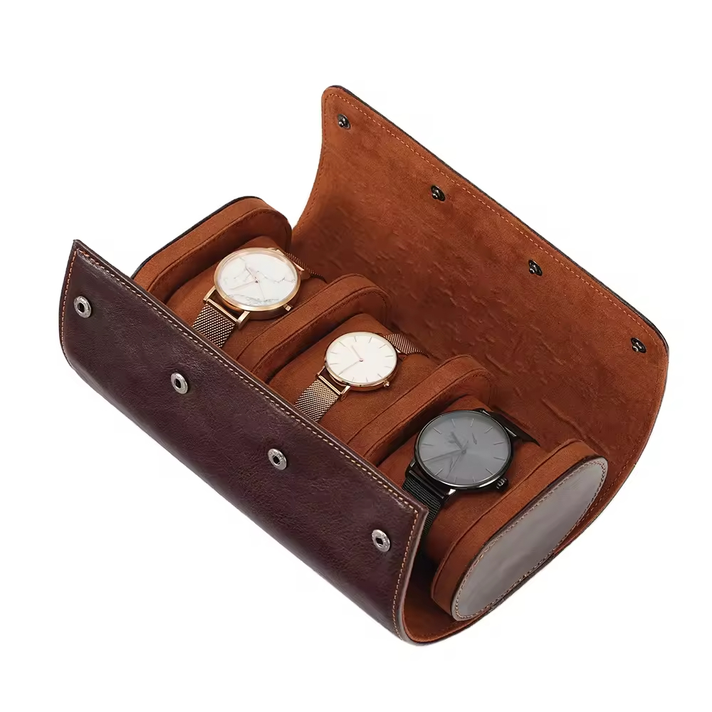 Luxury Leather Watch Storage Case