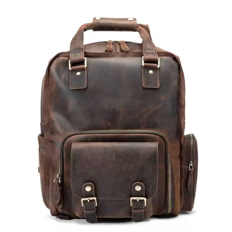 Vintage Leather Backpack