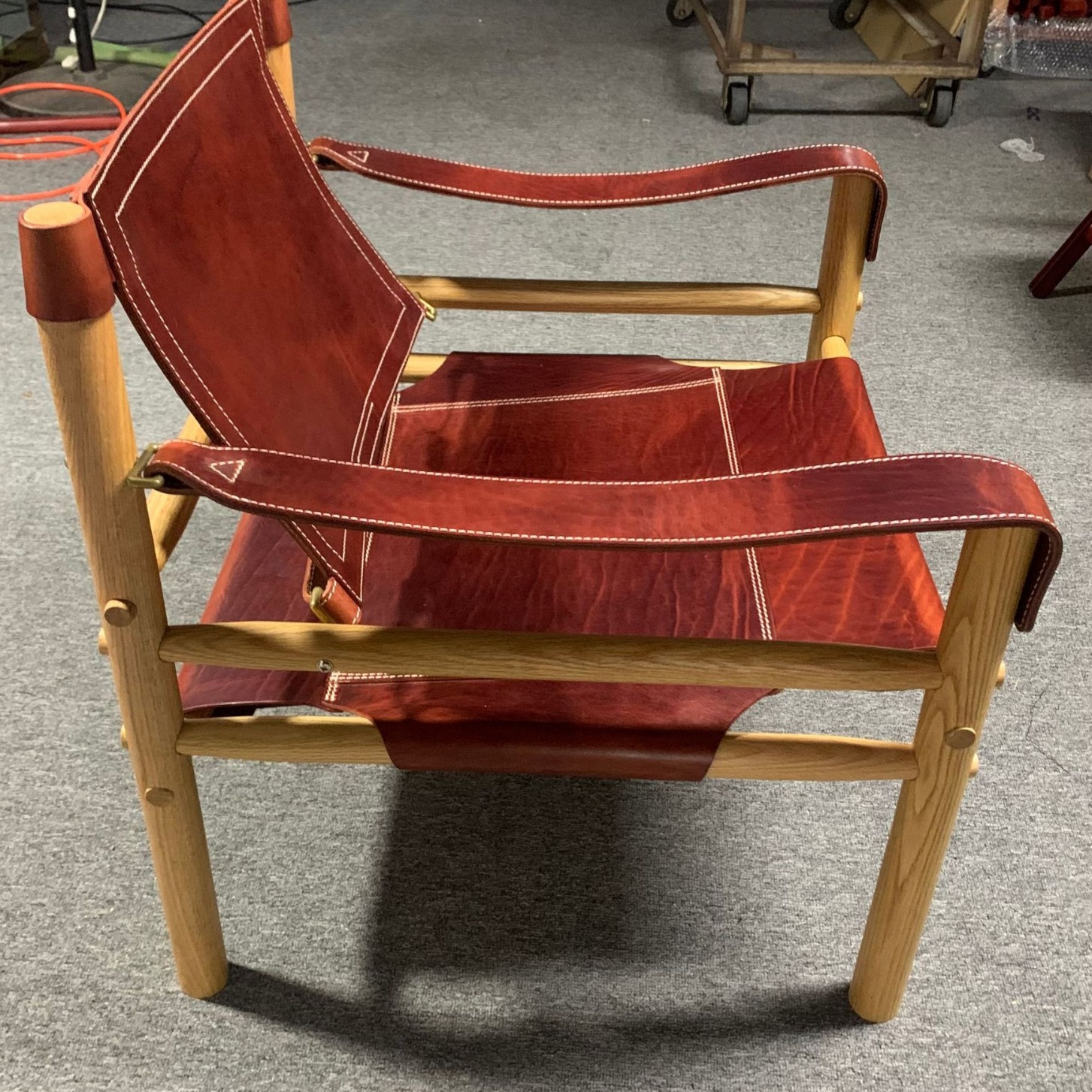 Luxury Leather Safari Chair