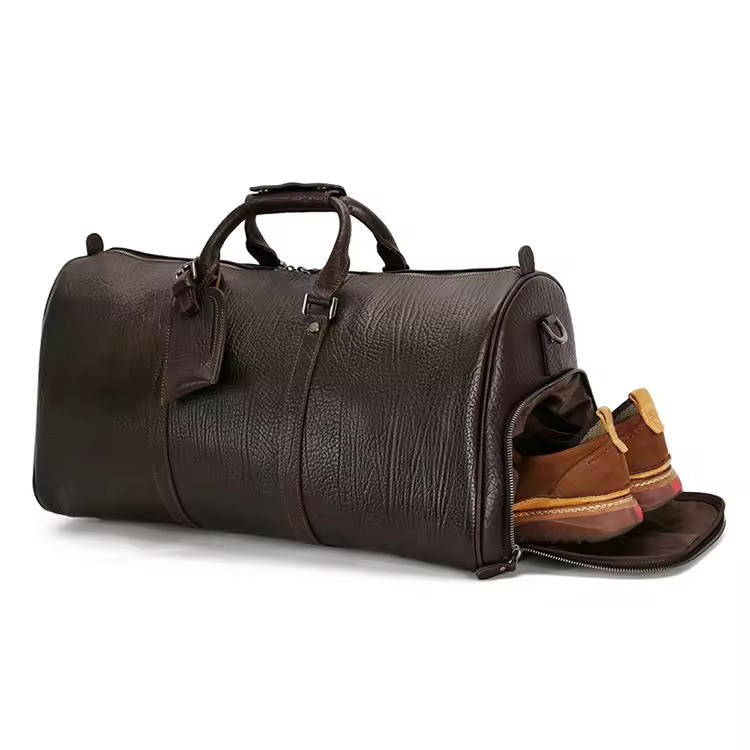 Full Grain Leather Duffel Bag