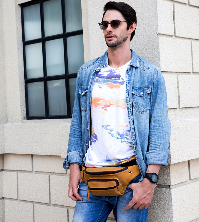 Classic Leather Waist Bag