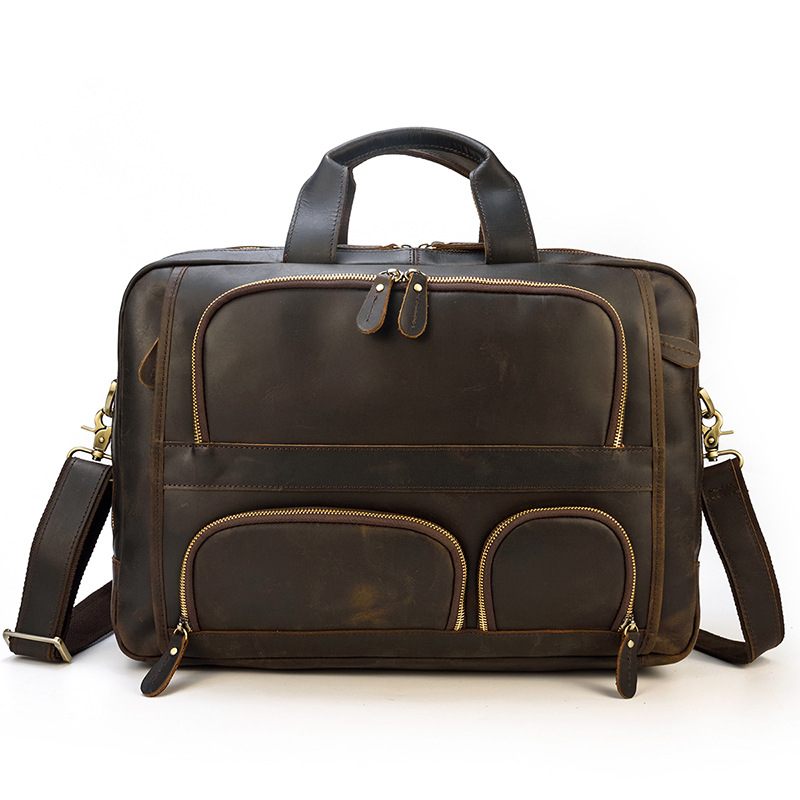 Leather Laptop Briefcase