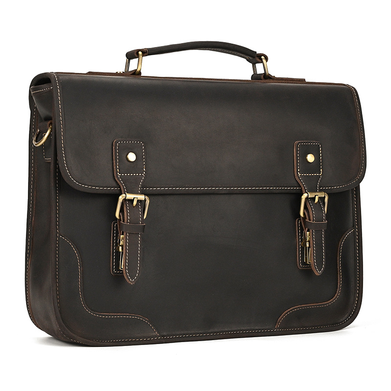 Leather Messenger Bag