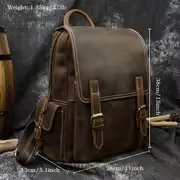 Vintage Leather Backpack