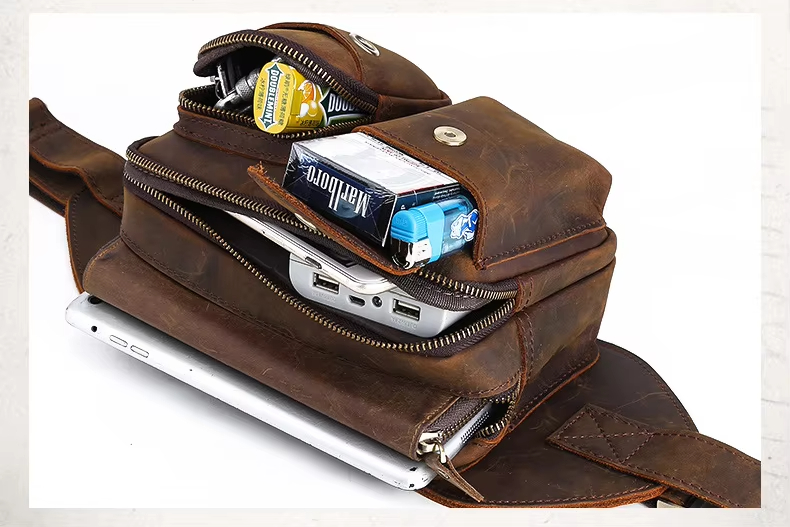 Vintage Leather Waist Bag