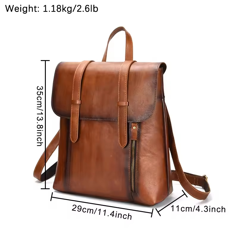 Vintage Leather Backpack