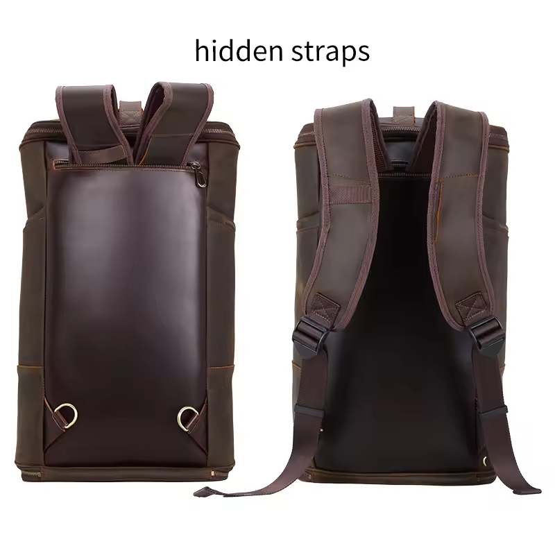 Leather Travel Backpack