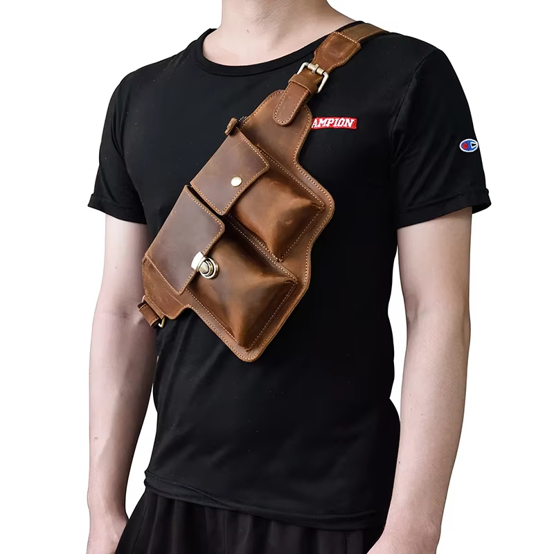 Genuine Leather Waist Bag
