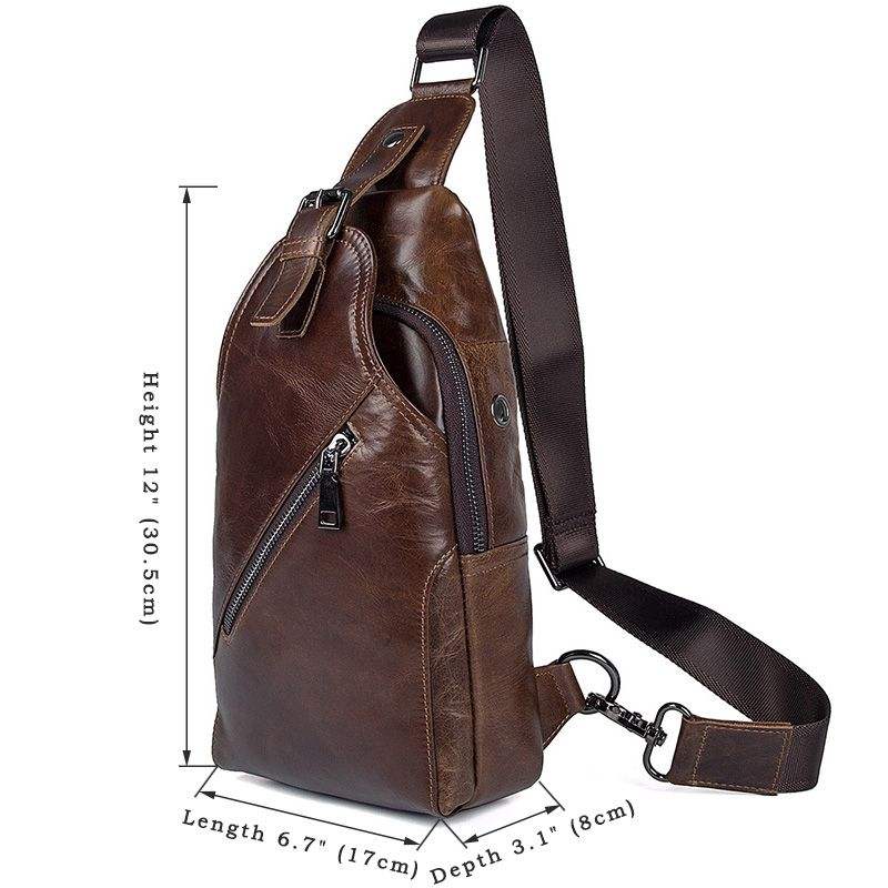 Genuine Leather Sling Bag