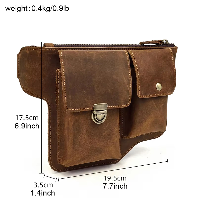 Genuine Leather Waist Bag